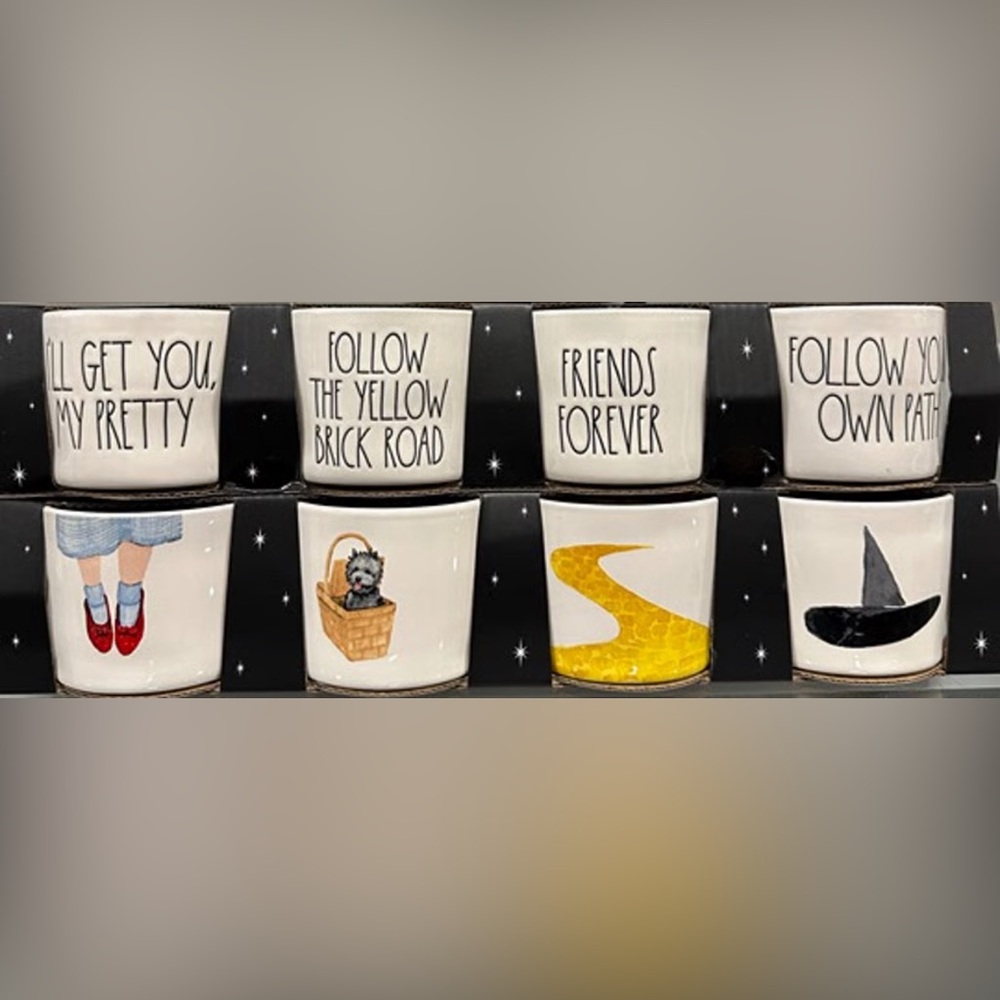 The Wizard Of Oz 85th Anniversary Ceramic Ramekin Set NWT